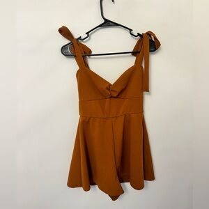 Windsor Burnt Orange Romper